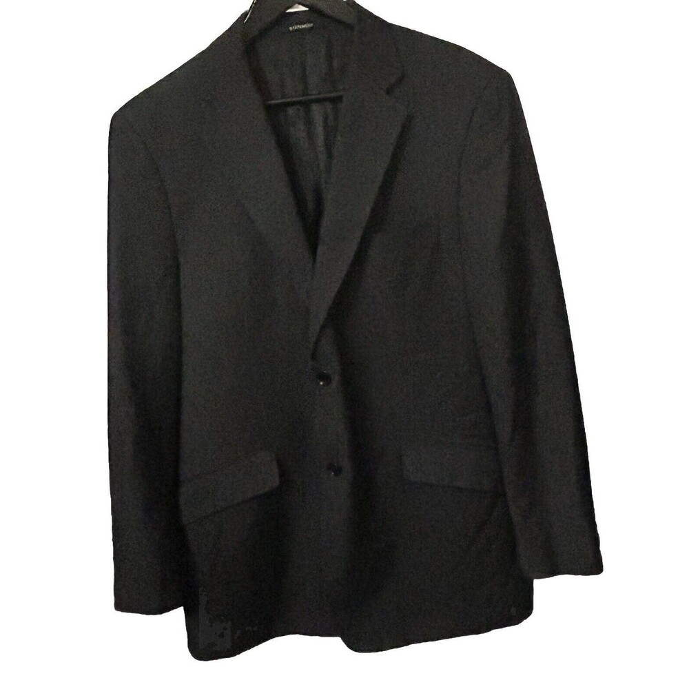Statement Exclusive Made in Italy Men's 40R Gray Super 150's Suit Jacket